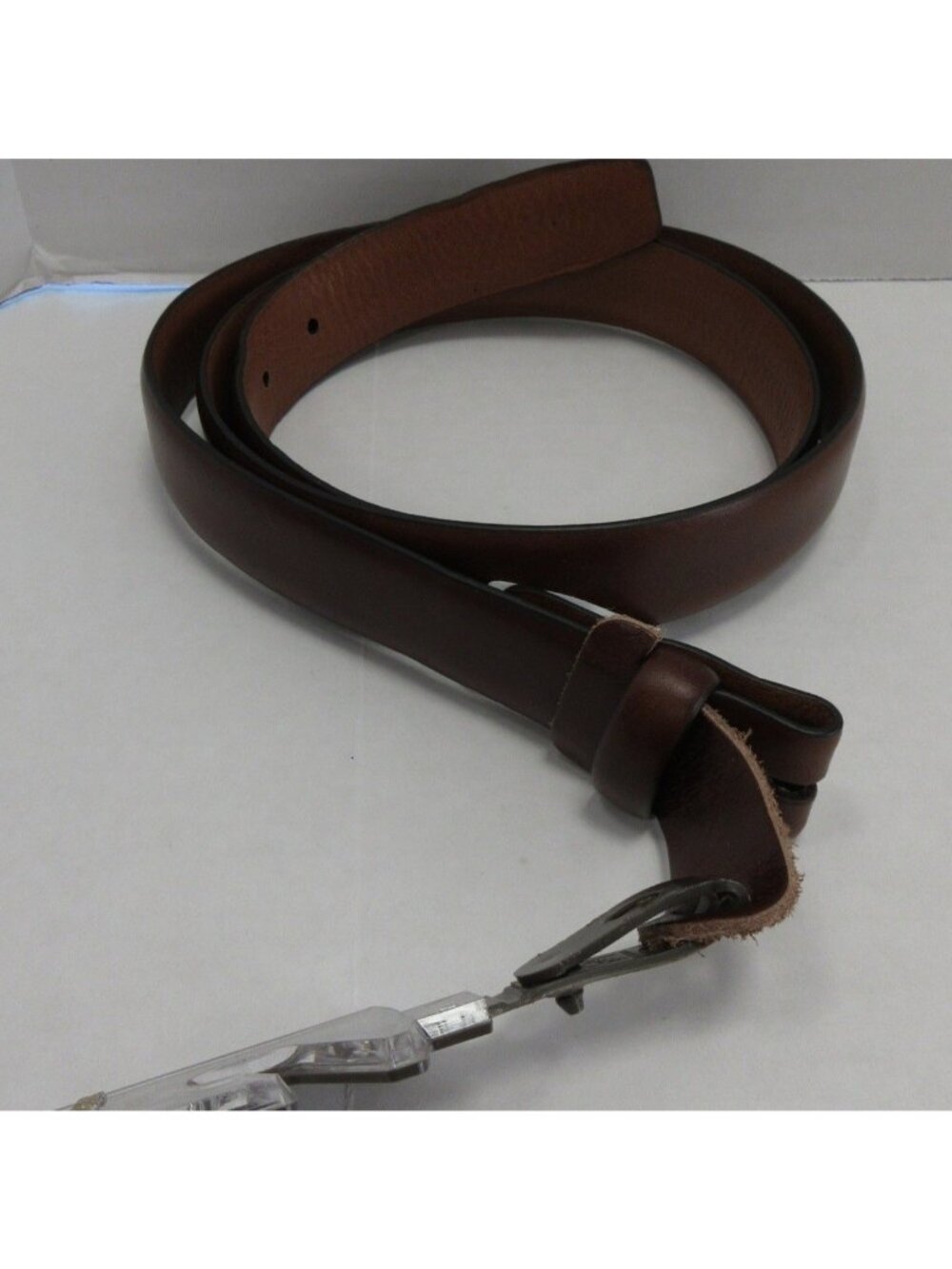 Trafalgar Belt 42 Full Grain Leather Honey Maple Removable Buckle NEW